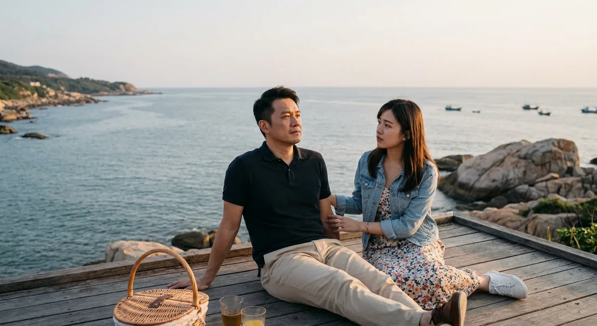 兩人交流與陪伴情境的文章配圖